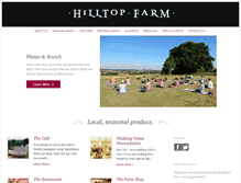 Tablet Screenshot of hilltopfarmshop.com